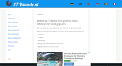 Desktop Screenshot of etwaarde.nl